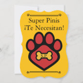 “Super Perritas al Rescate: ¡A festejar! Kaart (Achterkant)