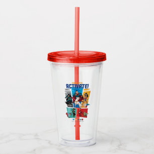 Super-Pets & Justice League - Activate! Acryl Drinkbeker