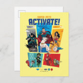 Super-Pets & Justice League - Activate! Briefkaart (Voorkant / Achterkant)