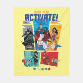 Super-Pets & Justice League - Activate! Fleece Deken (Voorkant)