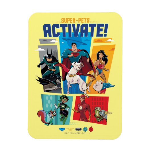Super-Pets & Justice League - Activate! Magneet (Verticaal)