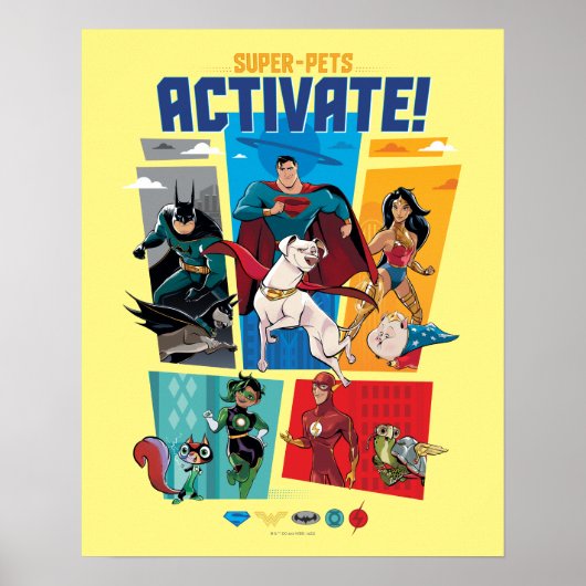 Super-Pets & Justice League - Activate! Poster (Voorkant)