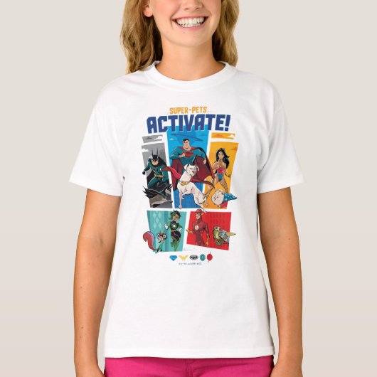 Super-Pets & Justice League - Activate! T-shirt (Voorkant)