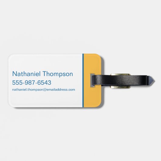 Super Pets & Justice League Silhouette Pattern Bagagelabel (Achterkant horizontaal)