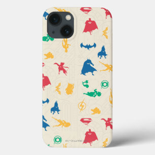 Super Pets & Justice League Silhouette Pattern Case-Mate iPhone Case