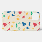 Super Pets & Justice League Silhouette Pattern Case-Mate iPhone Case (Achterkant (horizontaal))