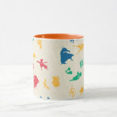 Super Pets & Justice League Silhouette Pattern Mok (Midden)