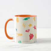 Super Pets & Justice League Silhouette Pattern Mok (Links)