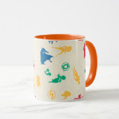 Super Pets & Justice League Silhouette Pattern Mok (Voorkant rechts)