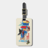 Super-Pets patrouillerende metropolis Bagagelabel (Voorkant verticaal)