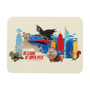 Super-Pets patrouillerende metropolis Magneet