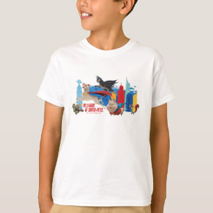 Super-Pets patrouillerende metropolis T-shirt