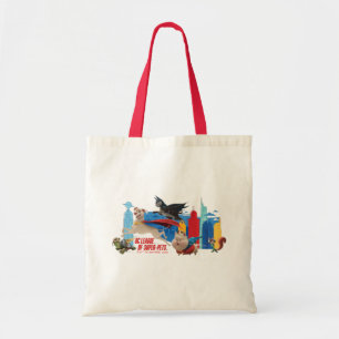 Super-Pets patrouillerende metropolis Tote Bag