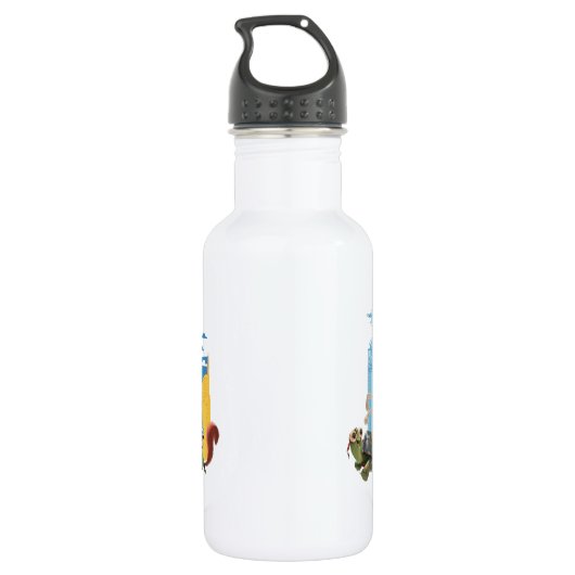 Super-Pets patrouillerende metropolis Waterfles (Achterkant)