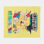 Super-Pets: We zijn een pak, we steken samen! Fleece Deken (Voorkant (Horizontaal))