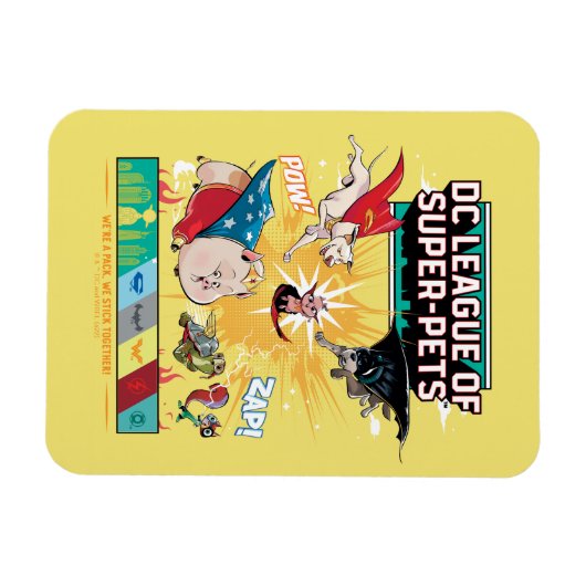 Super-Pets: We zijn een pak, we steken samen! Magneet (Horizontaal)