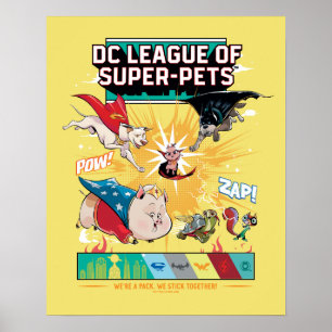 Super-Pets: We zijn een pak, we steken samen! Poster