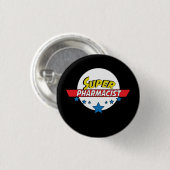 Super Pharmacist #Pharmacist Ronde Button 3,2 Cm (Voorkant /achterkant)