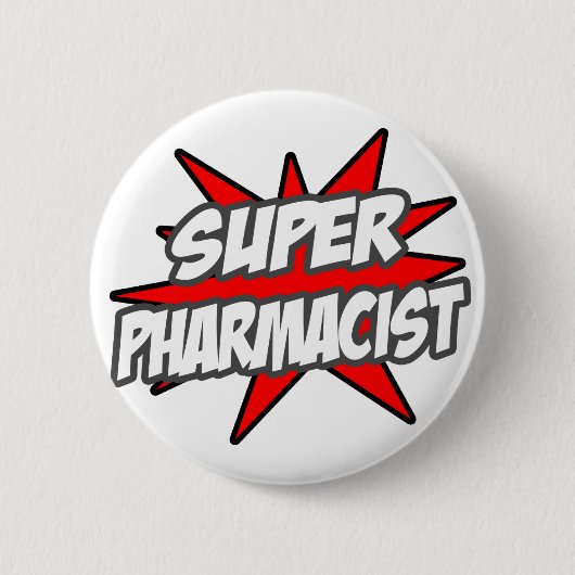 Super Pharmacist Ronde Button 5,7 Cm (Voorkant)