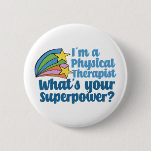 Super Physical Therapist Cute PT Ronde Button 5,7 Cm