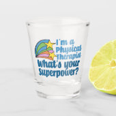 Super Physical Therapist Cute PT Shot Glas (Voorkant)