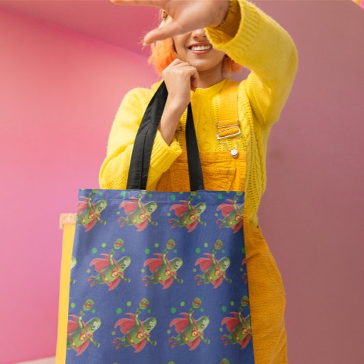 Super Pickleman Funny Donkerblauw Tote Bag