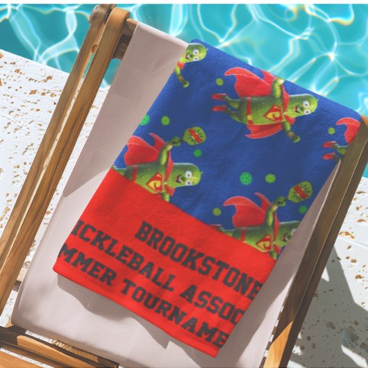 Super Pickleman gepersonaliseerd Strandlaken