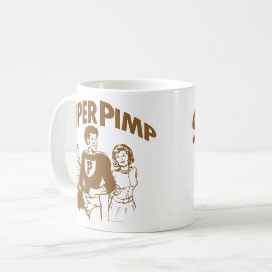 Super Pimp Mok (Voorkant links)