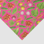 Super Pink “Salad Days” Tissue Paper — Luxe Design Tissuepapier (Detail)
