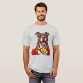 Super Pit Bully Bull Dog Unisex T Shirt (Voorkant volledig)