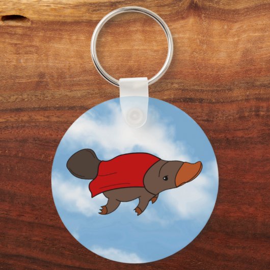 Super Platypus Sleutelhanger (Voorkant)