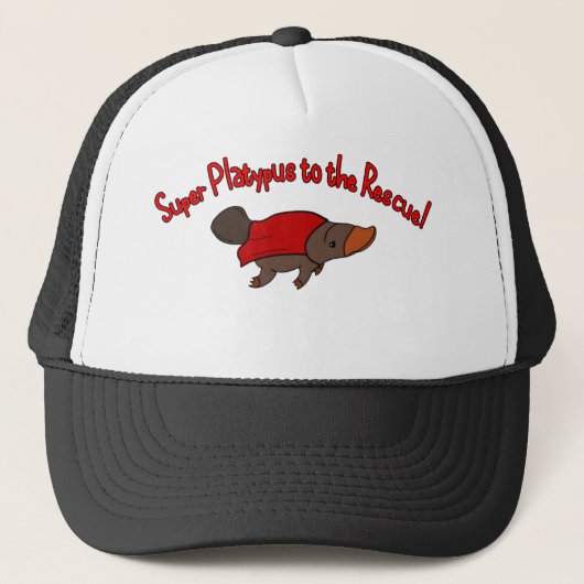 Super Platypus Trucker Pet (Voorkant)