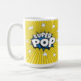 SUPER POP! Comic Book Pop Art Pun Koffiemok