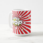 SUPER POP! 'Corny' Dad Humor Koffiemok (Voorkant links)