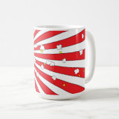 SUPER POP! Fun Dad Humor Popcorn Koffiemok (Voorkant rechts)