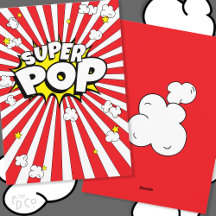Super Pop! Grappig, Corny, Popcorn Pun | Blank pap