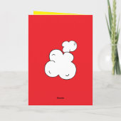 SUPER POP! Leuk, Corny, Popcorn Pun Blank Kaart (Achterkant)