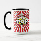 SUPER POP! Stripboek Pop Art Leuke Pun Papa  Mok (Links)