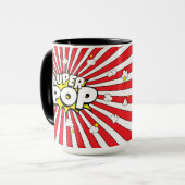 SUPER POP! Stripboek Pop Art Leuke Pun Papa  Mok (Voorkant links)