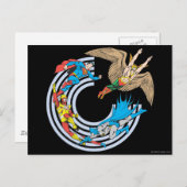 Super Power™-Collectie 7 Briefkaart (Voorkant / Achterkant)