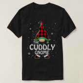 Super Power Cudly Gnome Buffalo Plaid Matching FF T-shirt (Design voorkant)