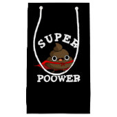 Super Power Funny Super Hero Poop Donk BG Klein Cadeauzakje (Voorkant)