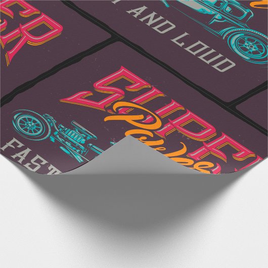 Super Power Hot Rod Cadeaupapier