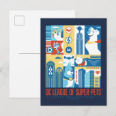 Super Powered Pack Art Deco Metropolis Briefkaart (Voorkant / Achterkant)