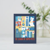 Super Powered Pack Art Deco Metropolis Briefkaart (Staand voorkant)