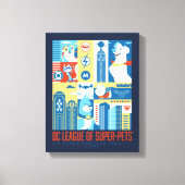 Super Powered Pack Art Deco Metropolis Canvas Afdruk (Voorkant)