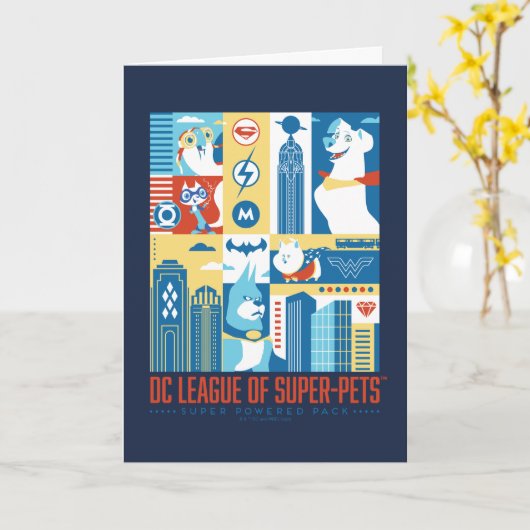 Super Powered Pack Art Deco Metropolis Kaart (Gele Bloem)