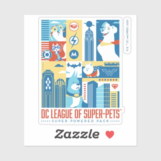 Super Powered Pack Art Deco Metropolis Sticker (Vel)