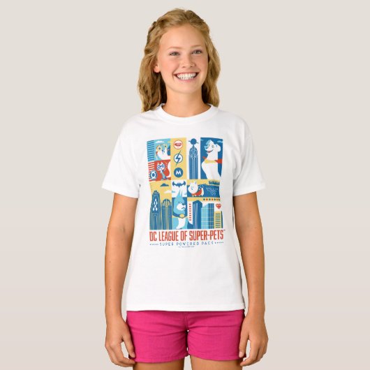 Super Powered Pack Art Deco Metropolis T-shirt (Voorkant volledig)