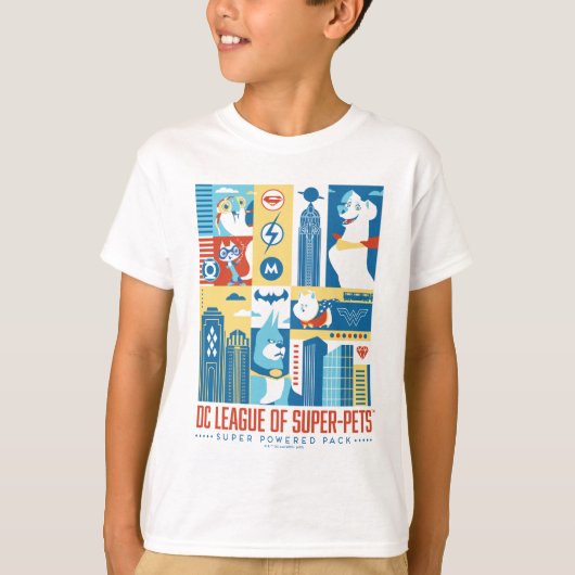 Super Powered Pack Art Deco Metropolis T-shirt (Voorkant)